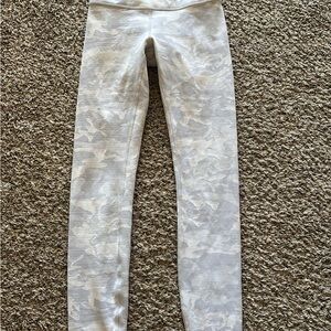 lululemon athletica Gray Camouflage Leggings